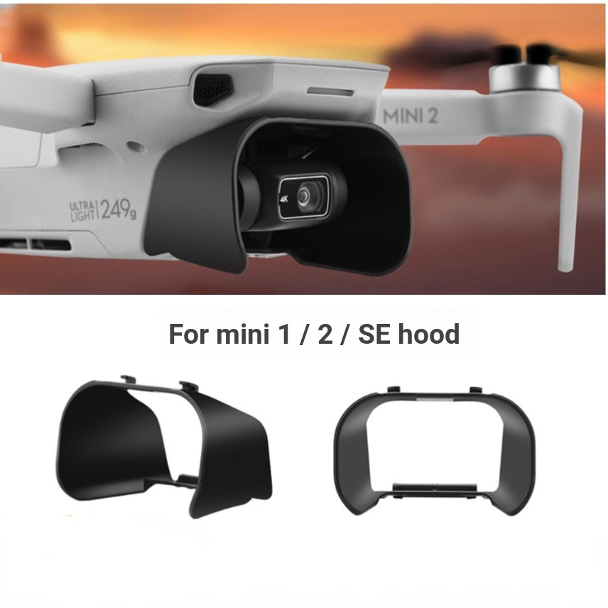 Dji MINI 4K/MINI 2 SE/MINI2/MINI SE/MAVIC MINI เลนส์ Half-Enclosed Protection Anti-Glare Shade Shade ฝาครอบเลนส์