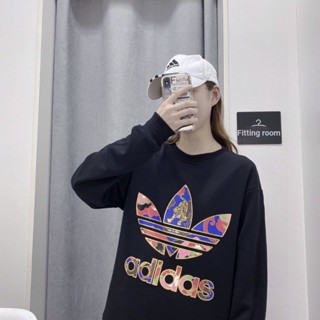 ใหม่ Adida.s เสื้อกันหนาว มีฮู้ด ผ้าฝ้ายแท้ ใส่สบาย สําหรับผู้ชาย และผู้หญิง 2023