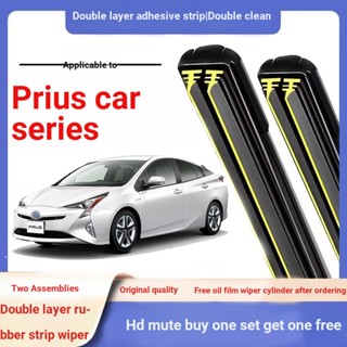 แถบยางปัดน้ําฝน ติดด้านหน้า และด้านหลัง สําหรับ TOYOTA TOYOTA PRIUS PRIUS Cα