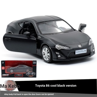 Yufeng RMZ Toyota 86 โมเดลรถสปอร์ตอัลลอย 1: 36 สีดํา ของเล่นสําหรับเด็ก