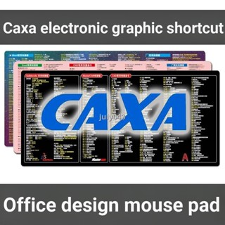 Caxa แผ่นรองเมาส์ คีย์บอร์ด ดิจิทัล ลาย CAD Command SW ขนาดใหญ่มาก สําหรับคอมพิวเตอร์ตั้งโต๊ะ