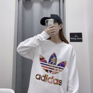 ใหม่ Adida.s เสื้อกันหนาว มีฮู้ด ผ้าฝ้ายแท้ ใส่สบาย สําหรับผู้ชาย และผู้หญิง 2023