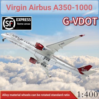 โมเดลเครื่องบินจําลอง 1: 400 Virgin Airlines Airlines A350-1000 Airliner G-VDOT ของเล่นสําหรับเด็ก