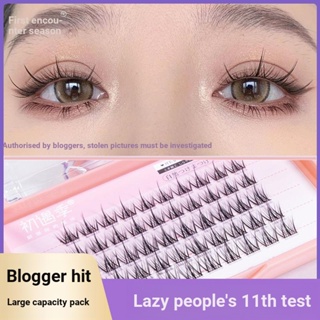 [Lazy Trilogy False Eyelashes] [Segmented Style] ขนตาปลอม มีกาวในตัว ดูเป็นธรรมชาติ B11