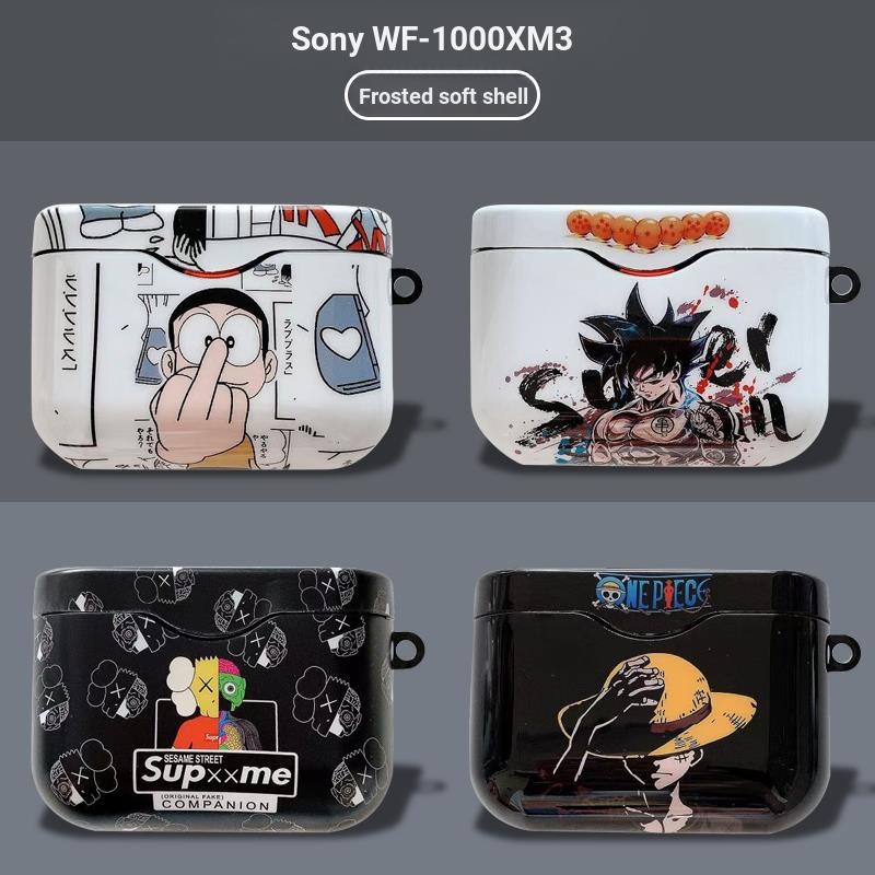 [จัดส่งด่วน] เคสหูฟังบลูทูธไร้สาย แบบนิ่ม ลายการ์ตูนน่ารัก กันกระแทก กันหาย สําหรับ Sony WF-1 000XM3 Sony 1,000 wf1000 xm3