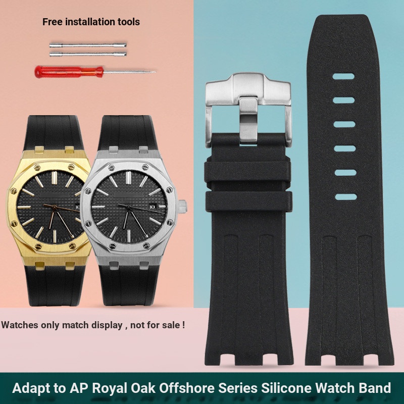 สายนาฬิกาข้อมือ สายยางซิลิโคน ขนาด 28 มม. สําหรับ AP Aibi Royal Oak Offshore Series