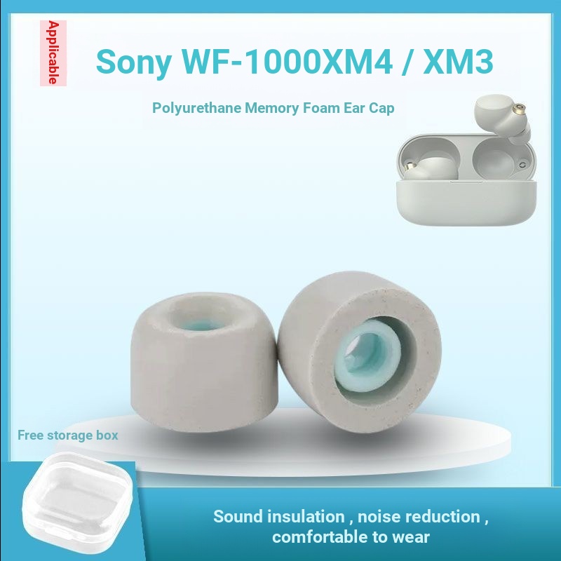 เคสหูฟัง โฟมเมมโมรี่ กันลื่น สําหรับ Sony WF1000xm4 1,000XM3 xm5