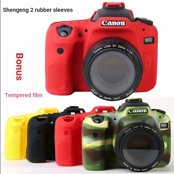 . เคสซิลิโคน ป้องกันกล้อง สําหรับ Canon EOS R10 R7 R5 R6 รุ่นที่ 2 EOS 90D 60D R5 EOS R6 700D 650D 600D