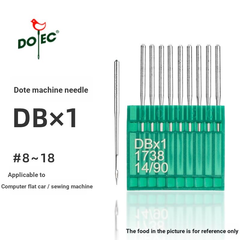 ((อุปกรณ์เสริมจักรเย็บผ้าอุตสาหกรรม) เข็มจักรเย็บผ้า หลายพิเศษ DB * 1 คอมพิวเตอร์แบนรถจักรเย็บผ้าจักรเย็บผ้าอุตสาหกรรมเข็มจักรเย็บผ้า 1738 DOTEC DB x 1