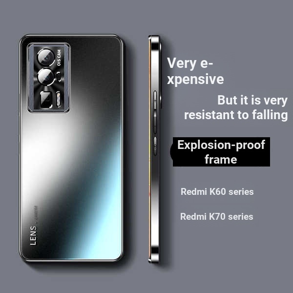 [จัดส่งด่วน] เคสโทรศัพท์มือถือแบบแก้ว ซิลิโคน บางมาก กันกระแทก สําหรับ redmi k60 Extreme Edition Xiaomi k70pro k70e