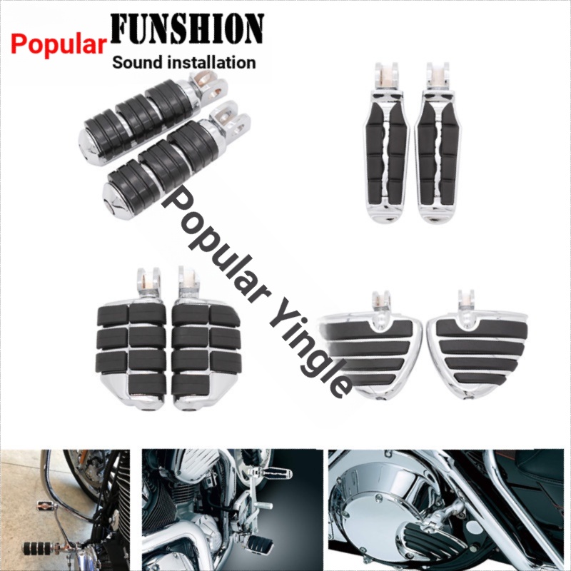 ราคากิจกรรม & ใช้ได้กับ Kawasaki Vulcan Vulcan VN400/800 VN900 VN1500/1600 แป้นเหยียบด้านหลัง/Pedal