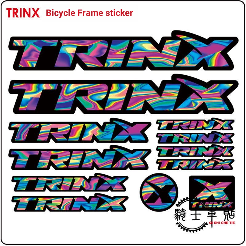 Meiche Family TRINX-1/Trinida กรอบสติกเกอร ์ จักรยานเสือหมอบสติกเกอร ์ จักรยานดัดแปลงสติกเกอร ์ กันน ้ ําเปลี ่ ยนสีสติกเกอร ์