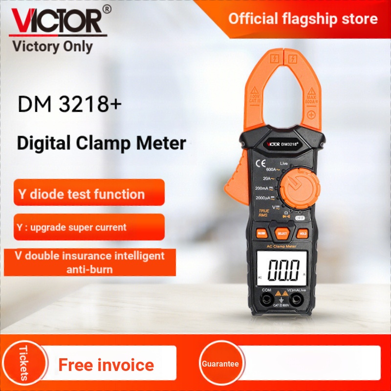 Mini Clamp Meter DM3218A ในครัวเรือน Clamp Meter Digital Clamp Meter ขนาดเล ็ ก Clamp Clamp Meter มัลติมิเตอร ์