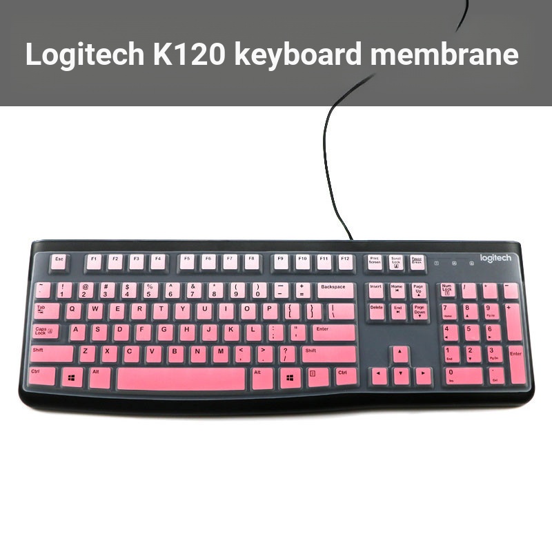Logitech Logitech MK120 Keyboard Film K120 Desktop Silicone Keyboard Protective Film Bump Transparen