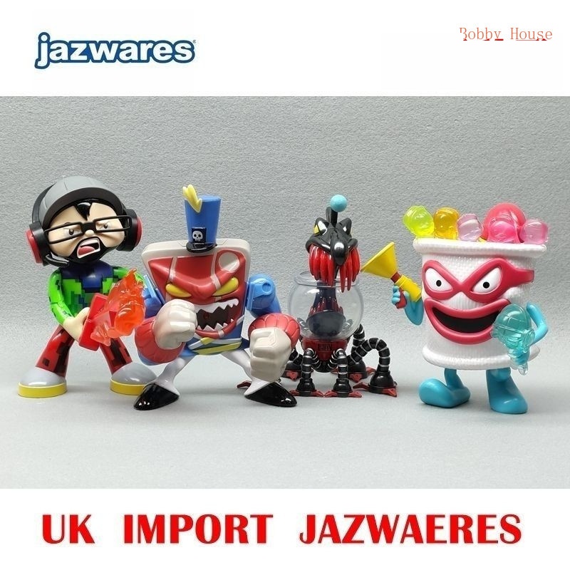 2025 UK JAZWAERES FGTEEV ตุ๊กตาอินเทรนด์รูปตุ๊กตาความสูงประมาณ 13 ซม.เปิดของเล่นของขวัญ