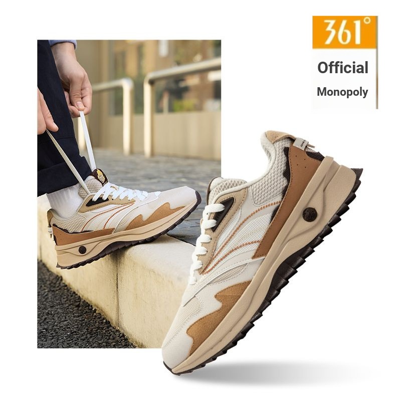 361° กีฬารองเท้าผู้ชายรองเท้าคําตอบรองเท้านุ่มน้ําหนักเบารองเท้าวิ่งรองเท้าพ่อรองเท้าลําลองผู้ชาย