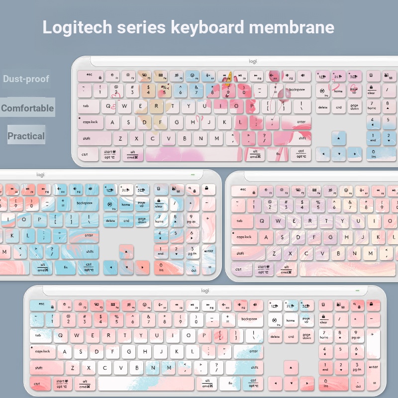 Logitech Logitech K580 MK470 K950 คีย์บอร์ดฟิล์ม K380 K480 K780 คีย์บอร์ดป้องกันฟิล์ม MK270 MK275 K1