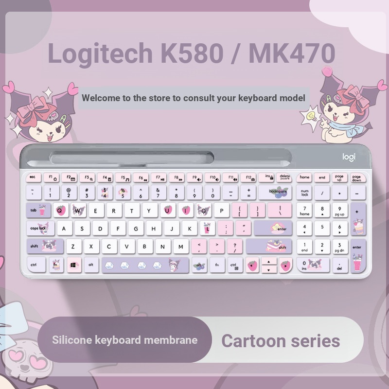Logitech K580/mk470 คีย์บอร์ดฟิล์มไร้สายบลูทูธ k380 โน้ตบุ๊ค k480 ฟิล์มป้องกัน k780 คอมพิวเตอร์ k120