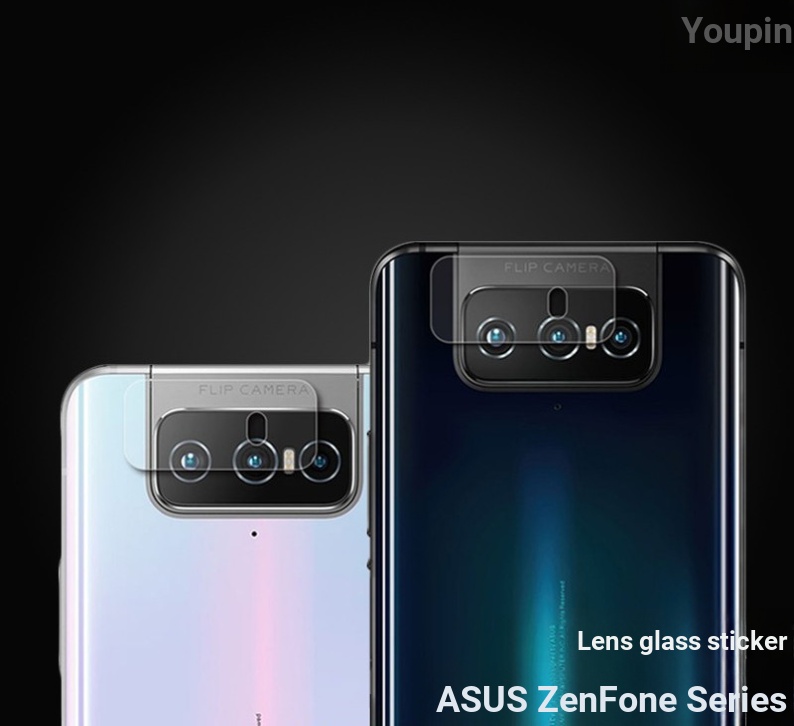 Asus เลนส์ป้องกันกระจกสติกเกอร์เลนส์เหมาะสําหรับ Zenfone 5 5Z 6 7 Pro ZS630KL ZS620KL ZE620KL