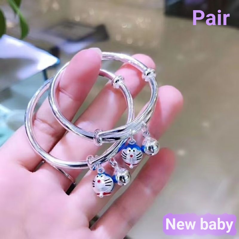 Lao Fengxiang Baby 142 Sterling Silver Bracelet Sterling Silver Bracelet Sterling Silver Bracelet Je