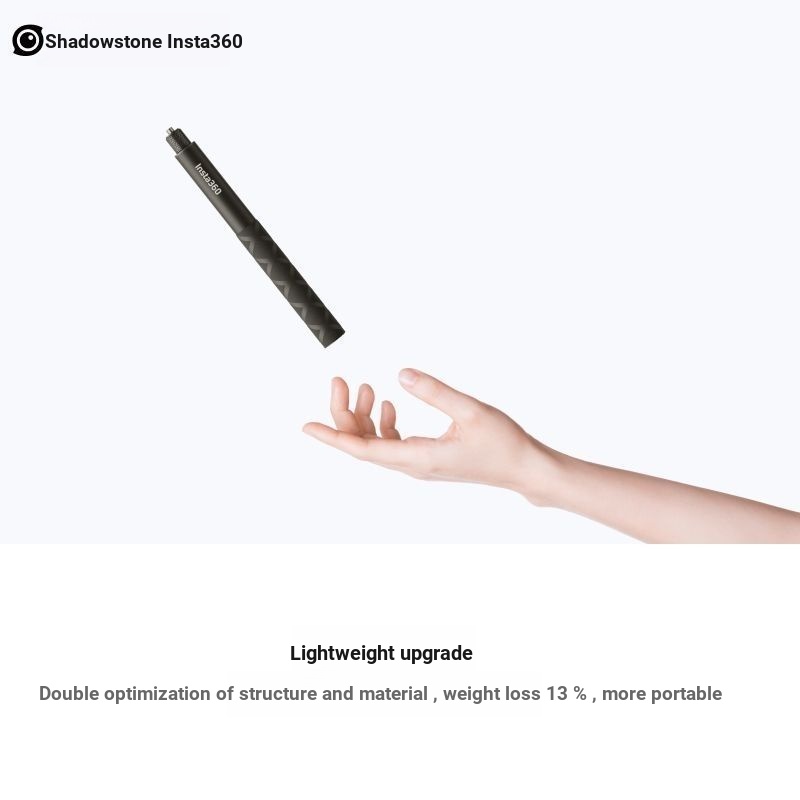 Original Insta360 X5/X4/ACE PRO/Go 3s/Go 3/X3/POCKET 3 Bullet Time ขาตั้งกล้องที่มองไม่เห็นหมุน Handle Selfie Stick