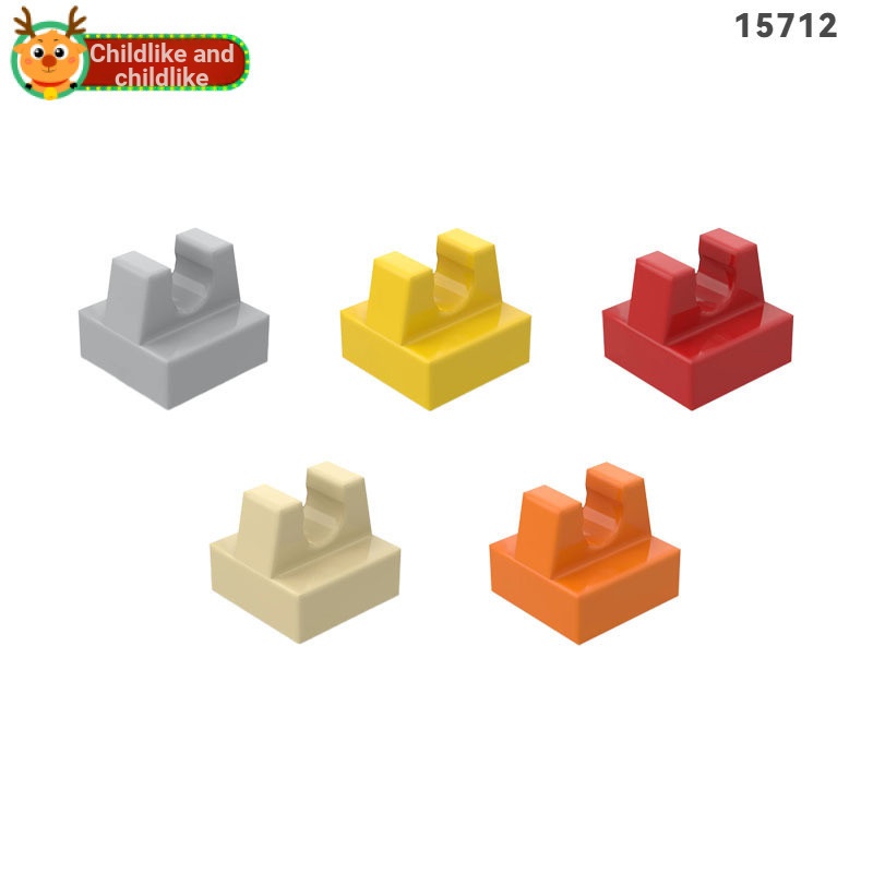 เข้ากันได้กับเลโก้ 15712 1x1 กระดานหนีบด้านบนชิ้นส่วนคุณภาพสูง MOC ของเล่น DIY ประกอบของเล่นวิทยาศาส