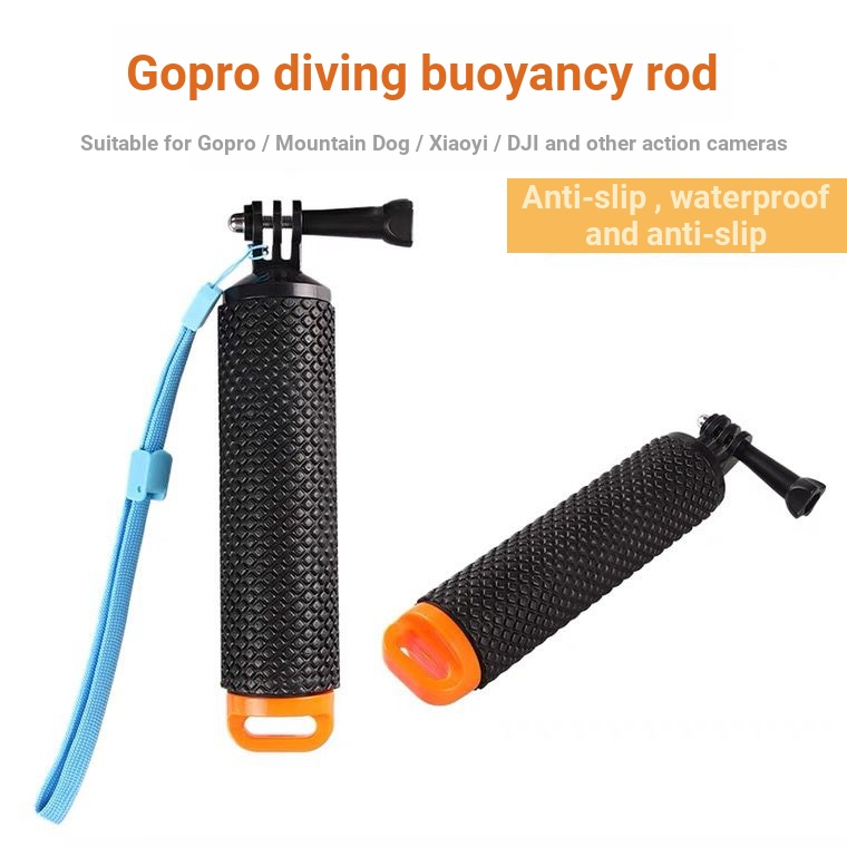สําหรับ DJI OSMO 360 action 5/4/3/Insta360 Go 3s/X5/x4/x3/ACE PRO/Go3/Gopro ดําน้ํา Anti-slip Buoyancy Stick กล้องกีฬาใต้น้ําลอย Selfie Stick Handle