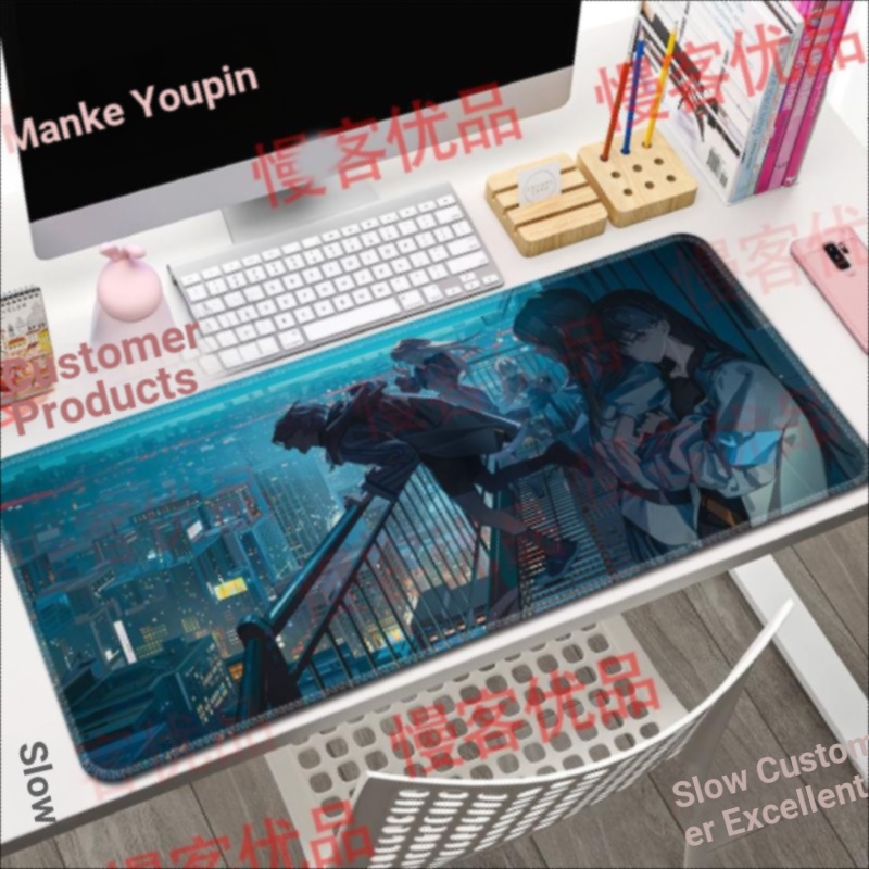 BanG Dream Its MyGO Aiyin Mouse Pad Xiangzi ขนาดใหญ่โต๊ะคอมพิวเตอร์ Pad Bangbang สินค้าซูชิ