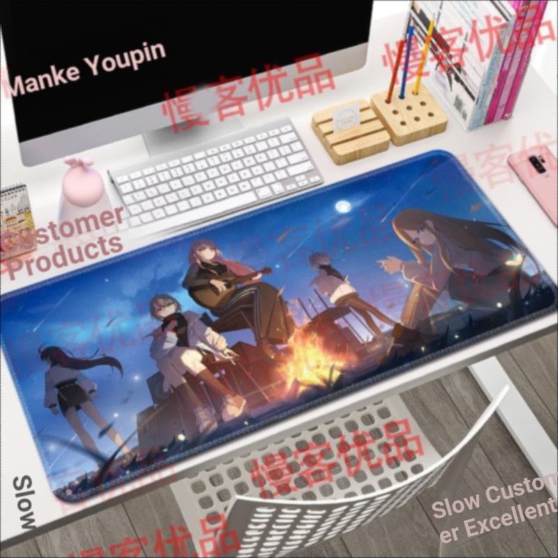 BanG Dream Its MyGO Aiyin Mouse Pad Xiangzi ขนาดใหญ่โต๊ะคอมพิวเตอร์ Pad Bangbang สินค้าซูชิ