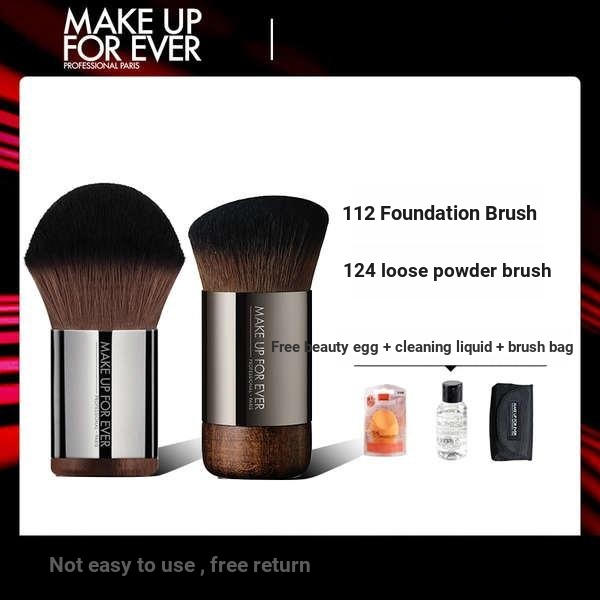 Make up Forever Make Up Forever Large Size 124 Loose Powder Brush 130 Setting Powder Brush 112 Found