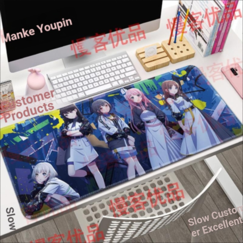 BanG Dream Its MyGO Aiyin Mouse Pad Xiangzi ขนาดใหญ่โต๊ะคอมพิวเตอร์ Pad Bangbang สินค้าซูชิ