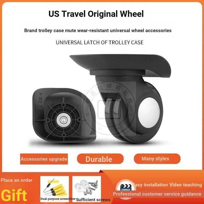 ท่องเที่ยวที่สวยงาม Samsonite Samsonite Universal ล้อ Hongsheng A-38 A38 Universal ล้อกระเป๋าเดินทาง