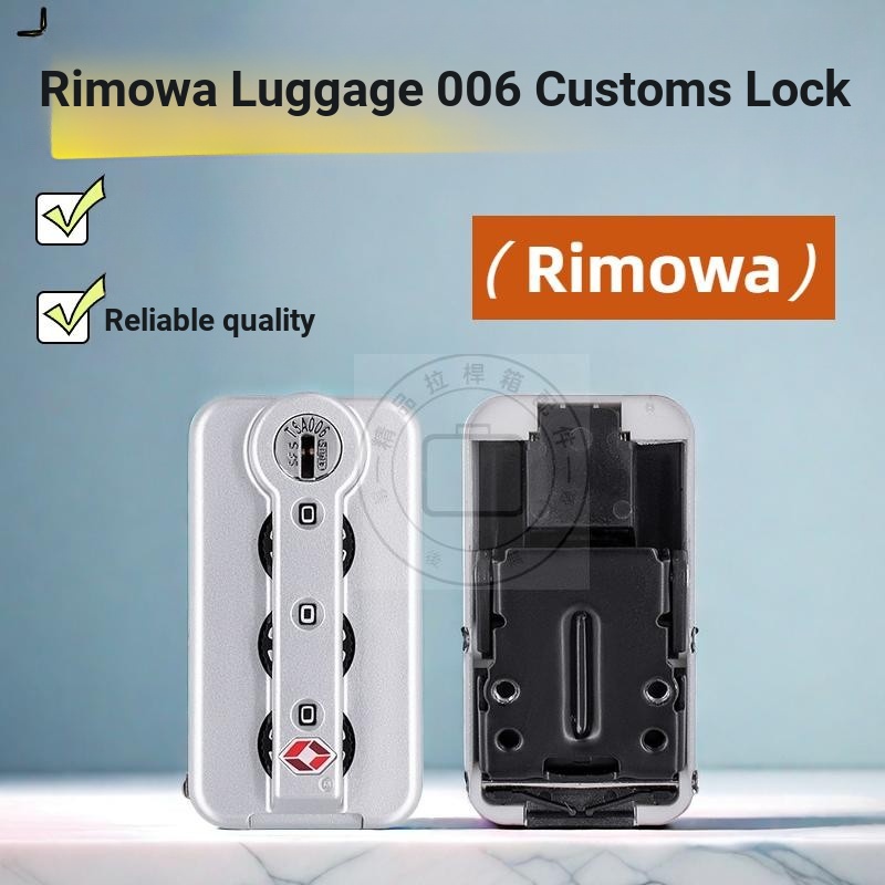 006 Combination ล็อค rimowa Trunk ล็อค sta006 Customs ล็อค rimowwa Trunk ล็อคผสมล็อคอุปกรณ์เสริมกล่องหัวเข็มขัดล็อคเปลี่ยน