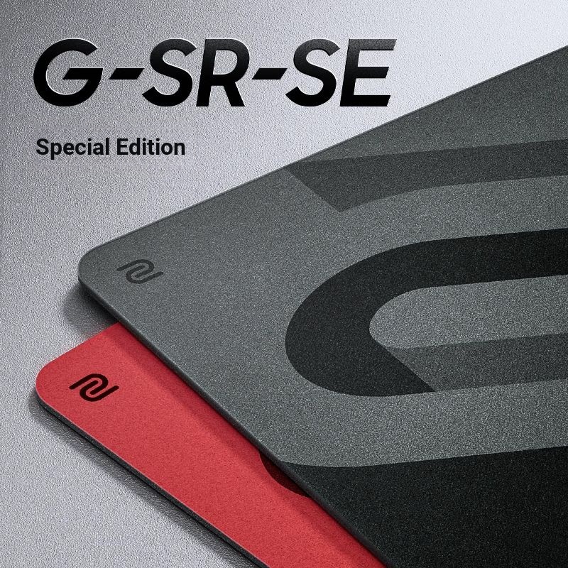 แผ่นรองโต๊ะเกมเล่นเกม Zowie ZOWIE แผ่นรองเมาส์เกม GSR2 รุ่นที่สอง GSR-SE Blazing Grey Pro Gaming Table Pad PSR/GTF-X