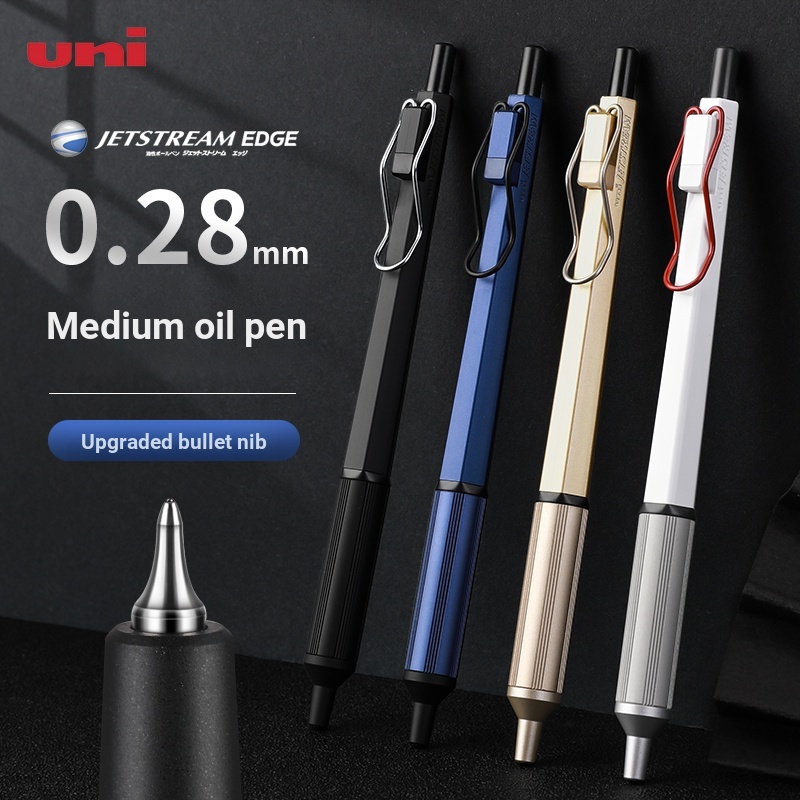 รางวัลเครื่องเขียนญี่ปุ่น UNI Mitsubishi JETSREAM EDGE ปากกาน้ํามันขนาดกลางปากกาเจลใกล้ sxn1003-80.28