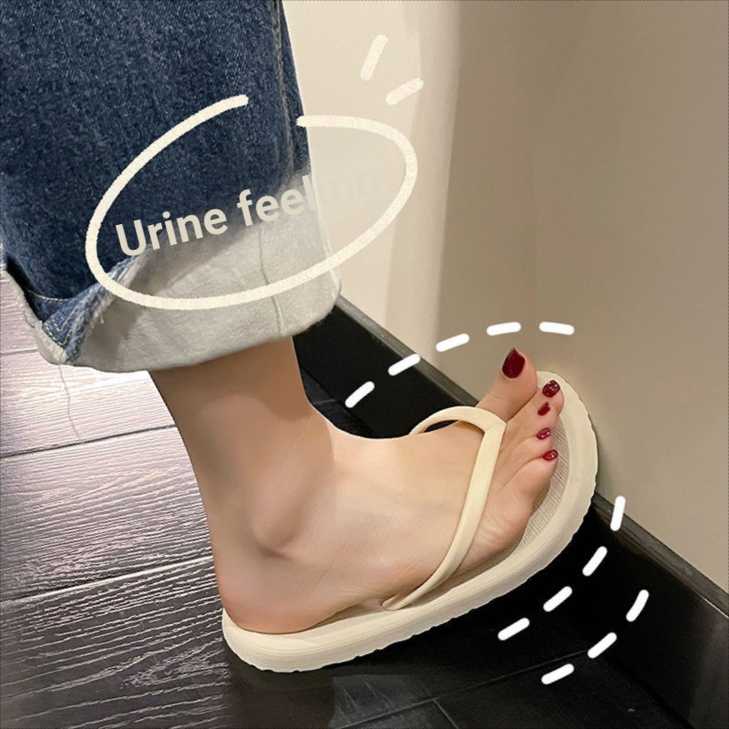 ♥รองเท้าแตะหูคีบ♥ Flip-Flops ผู้หญิงฤดูร้อน Flip-Flops รองเท้าแตะชายหาดริมทะเลรองเท้าแตะผู้หญิง High-End Anti @