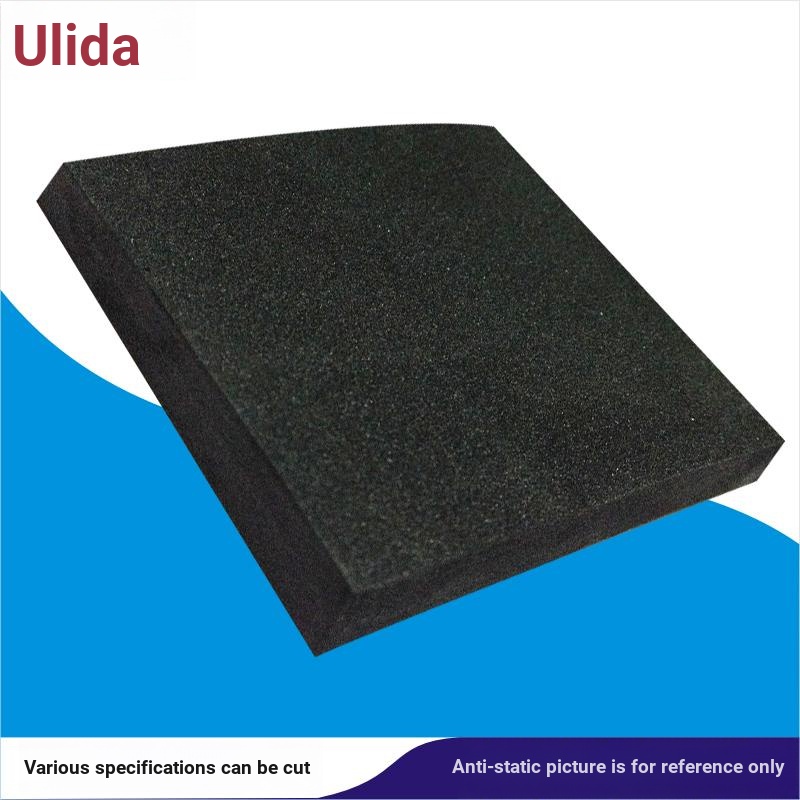 Esd สีดํา Anti-Static EVA ฟองน้ํา High-Density Anti-Static Conductive Foam EVA โฟมนําไฟฟ้าฟองน้ํา