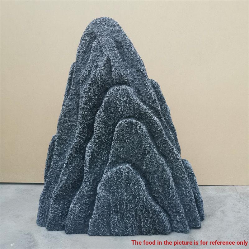 การศึกษาพิเศษ☬◈◘ที่กําหนดเองแกะสลักโฟมจําลอง Rockery หินปลอม Props ตกแต่งหน้าต่างพื้นหลังเวทีหินคลื่นหิมะ Rockery