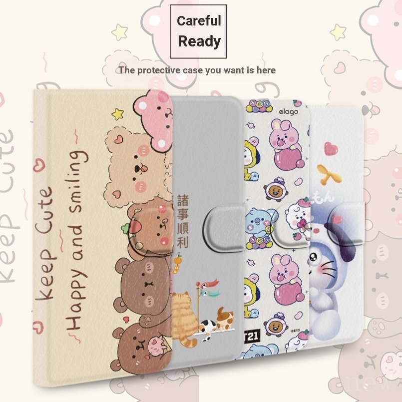 เคสโทรศัพท์กันกระแทก Samsung เหมาะสําหรับ Note 10+20 Ultra S24 Pro S23 FE เคสโทรศัพท์ลายการ์ตูนน่ารัก