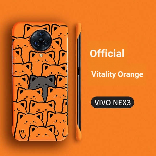 [จัดส่งด่วน] เหมาะสําหรับเคสโทรศัพท์ vivonex3 vivonex3s ชาย nex3 หญิง nex3s เคสแข็งหน้าจอโค้ง vivo กันกระแทก 5g Creative vovo Frameless vivi เคสป้องกันการ์ตูน