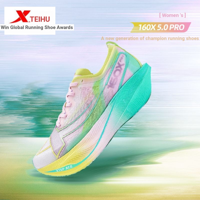 XTEP/Special Walk 160X5.0 PRO รองเท้าวิ่งรองเท้าผู้หญิงรองเท้าผู้ชาย Champion Edition Marathon Racin