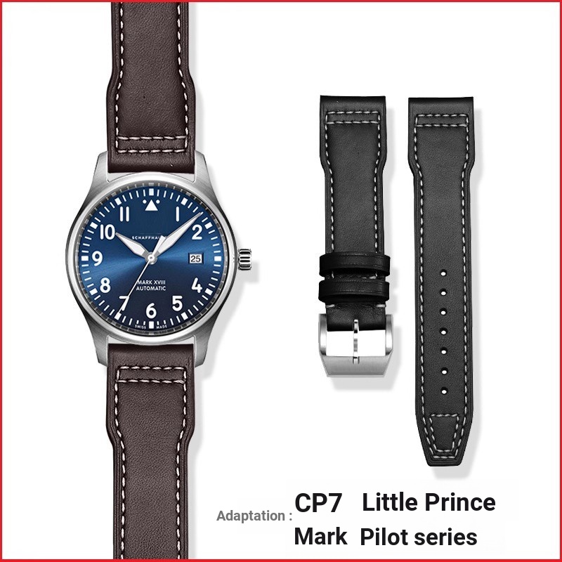 พร้อมโลโก้สายนาฬิกาหนังต้นฉบับเหมาะสําหรับ IWC Mark 1718th Little Prince Pilot Portugal IWC 20