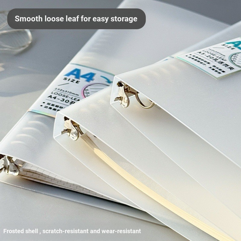 หนา a5 Binder Shell B5 Binder โฟลเดอร์เติม a4 โฟลเดอร์คู่มือ pp Binder Notebook