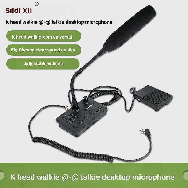 XIERDE เหมาะสําหรับ K-Head Hand Table ไมโครโฟนเดสก์ท็อปโรงเรียนบรรยาย Gooseneck Conference Room K6/T