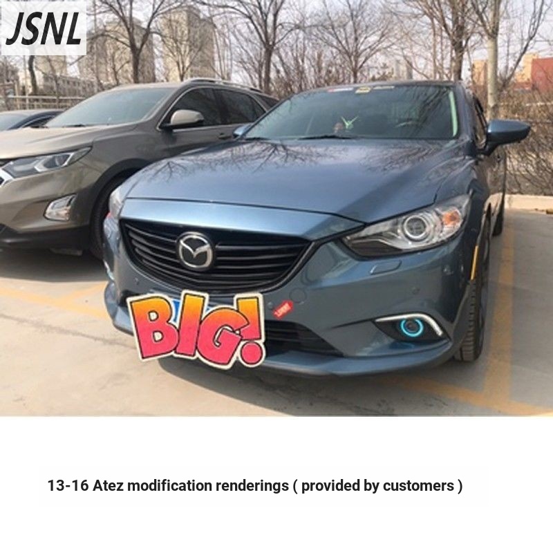 Mazda Mazda/Mazda 6Mazda6 Mazda6 ตาข่าย Trim ดัดแปลง Bright Black Bright Strip คาร์บอนไฟเบอร์ช่องเสี