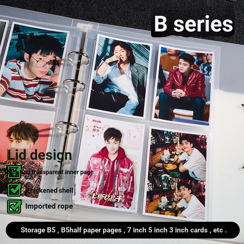 สมุดการ์ด B Series อุปกรณ์เสริม 17 ซม. Burn General L Judgement 2L Judgment 23 ซม. 30 ซม.อัลบั้มรูป 
