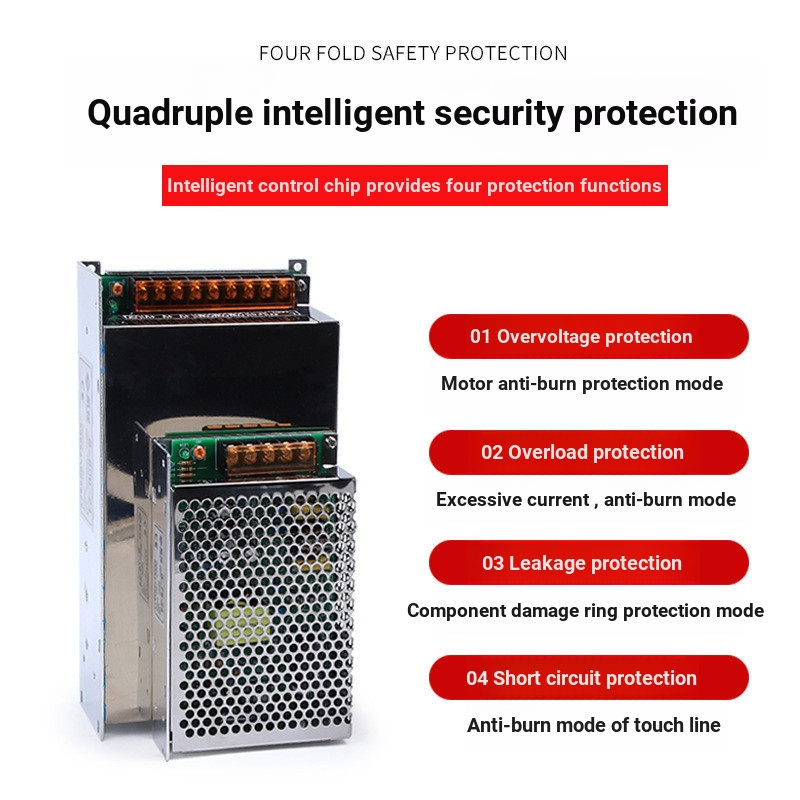 อุปทานโดยตรงจากโรงงาน 5V12V24V48V Switching Power Supply 60W120W250W360W500W1000W Switching Power Su