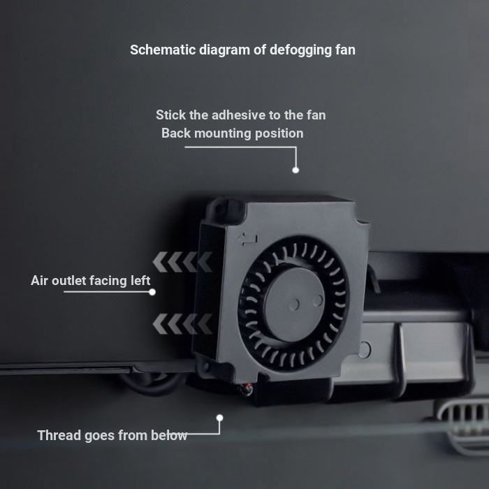 Xiaomi Fish Tank Defogging Fan เหมาะสําหรับ Mijia Smart Fish Tank Cooling อุปกรณ์เสริมอัพเกรดดัดแปลง