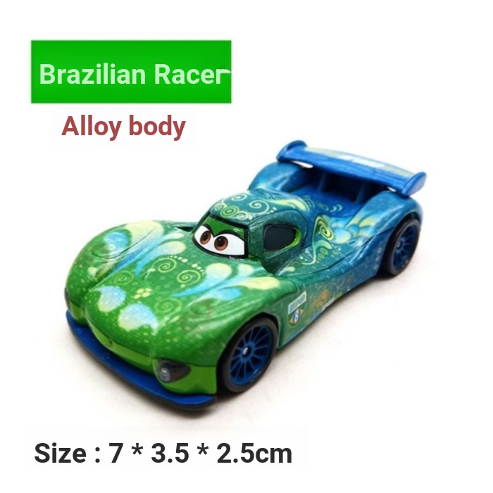 Car Story 3 Lightning McQueen Alloy Car Brazil Rider