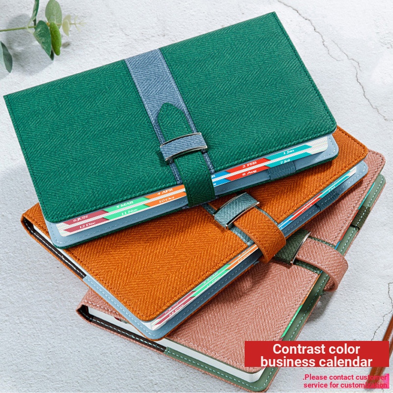 2026 Planner Notebook Schedule Notebook Notepad 2026 Notebook 365 Days One Page Timeline Management 